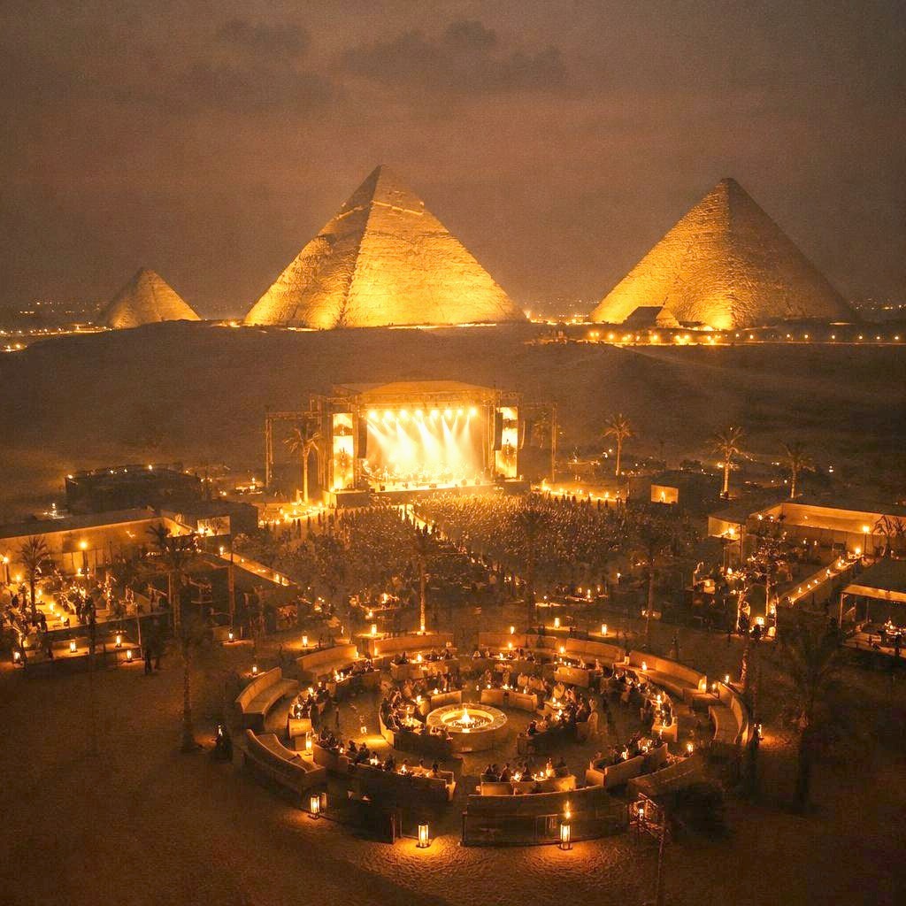 Egypt — Shakira at the Pyramids of Giza 2026